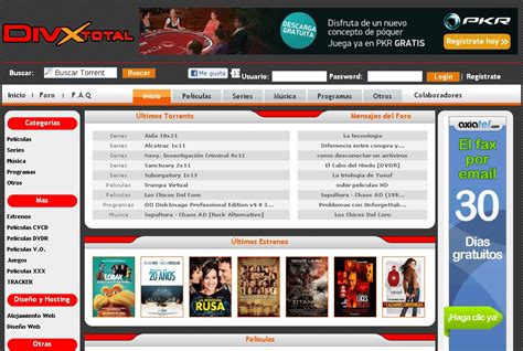 descargar películas torrents|gran torrent divxtotal.